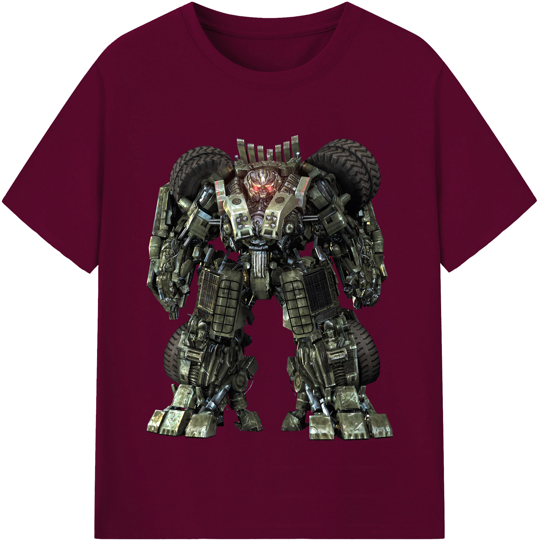 （画像用） Transformers トランスフォーマー レディースカジュアルプリントTシャツ（綿100％）